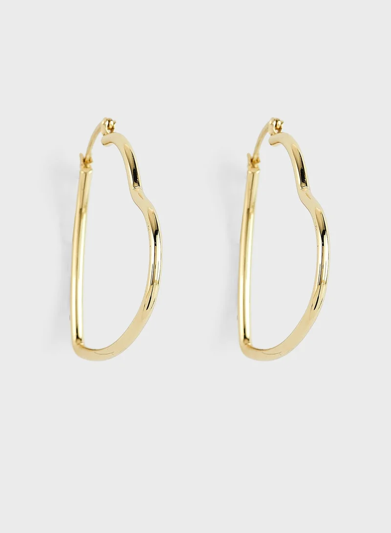 DORI Heart Hoop Earrings