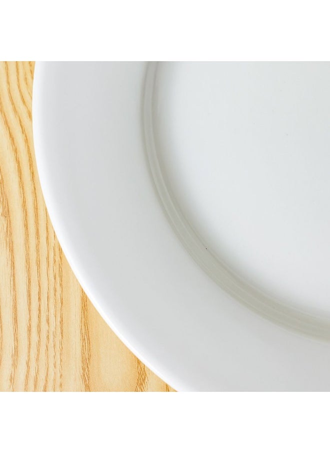 DANUBE HOME Danube Home Horeca Porcelain Dinner Plate 27Cm Elegant Ceramic Design Perfect For Serving Main Course Durable And Stylish For Restaurants Cafes And Home Dining  - Image 3