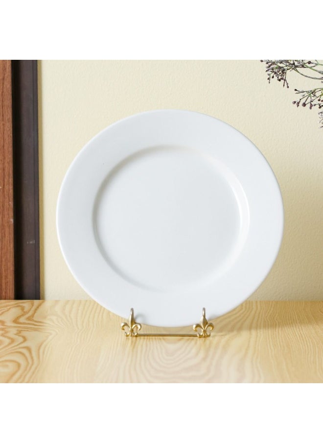DANUBE HOME Danube Home Horeca Porcelain Dinner Plate 27Cm Elegant Ceramic Design Perfect For Serving Main Course Durable And Stylish For Restaurants Cafes And Home Dining  - Image 1