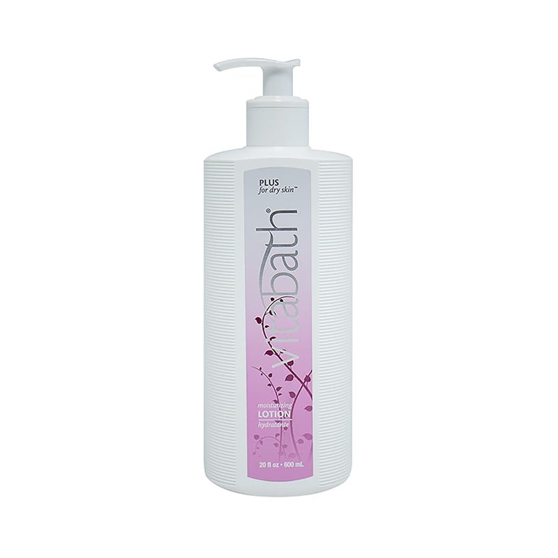 Vitabath Plus For Dry Skin Moisturizing Body Lotion Replenishing Botanicals Aloe Shea Butter  Hazel Seed Oil Nourishing Deeply Quench Dehydrated Skin Women  Men  CrueltyFree  20 oz