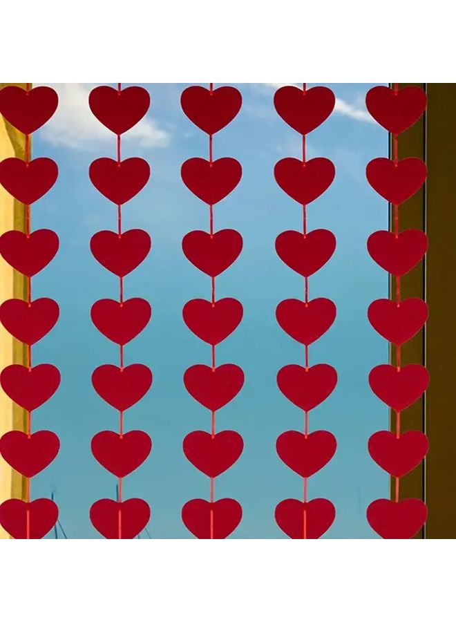 48 قطعة من أعلام الحب غير المنسوجة DIY - طول قابل للتعديل بنفسك - Image 5