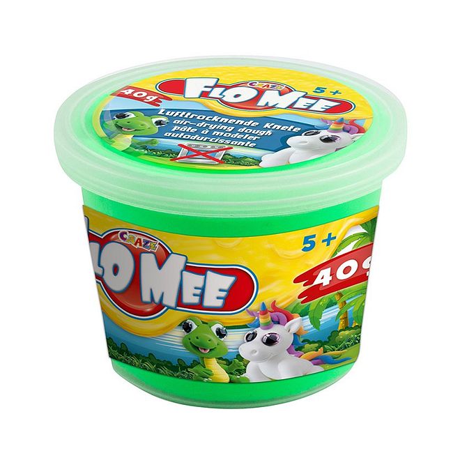 Craze Flo Mee 40g Air-Drying Modelling Foam Starter Can ï¿½ No Residue, Multi-Color Crafting Fun for Ages 5 (Assorted) - Image 1
