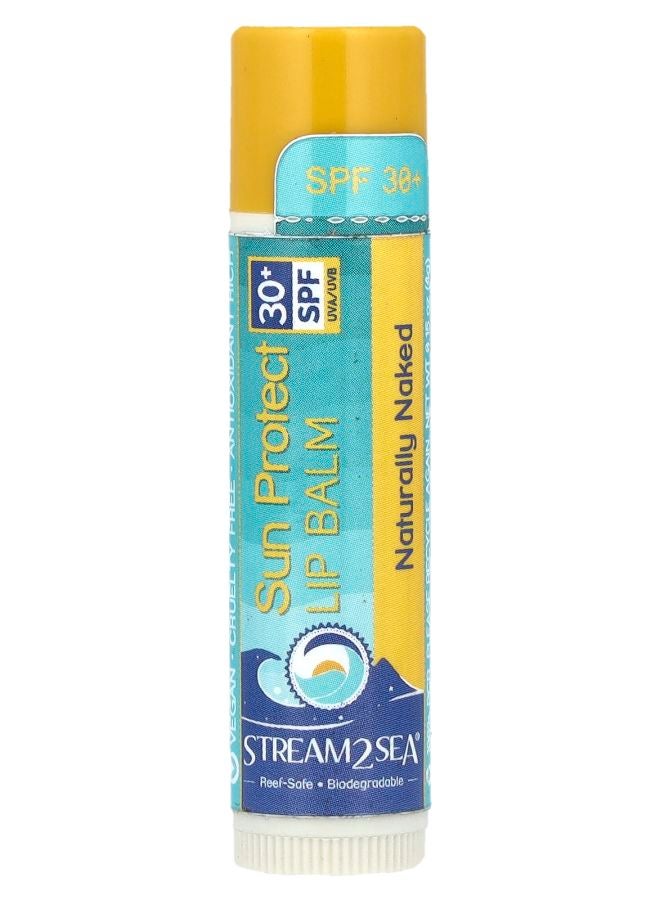 Stream2Sea Sun Protect Lip Balm SPF 30+ Naturally Naked 0.15 oz (4 g)