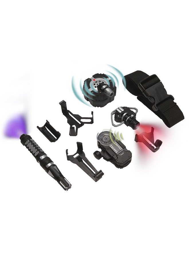 SpyX / Micro Gear Set - 4 Real Spy Toys Kit + Adjustable Belt For Spy Kids Role Play. Junior Secret Agent / Detective / Ninja Toy Gadgets Set For Boys & Girls - Image 2