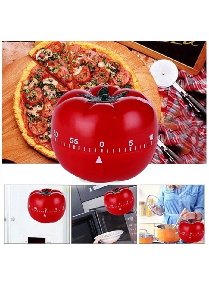 Generic Kitchen Timer 1-60 Minutes, 360 Degree Cooking Tool Mechanical Countdown Tomato Timer, Alarm Clock Creative Kitchen Timer, Multi-Function Cooking Countdown Timer (1Pack)  - Image 4