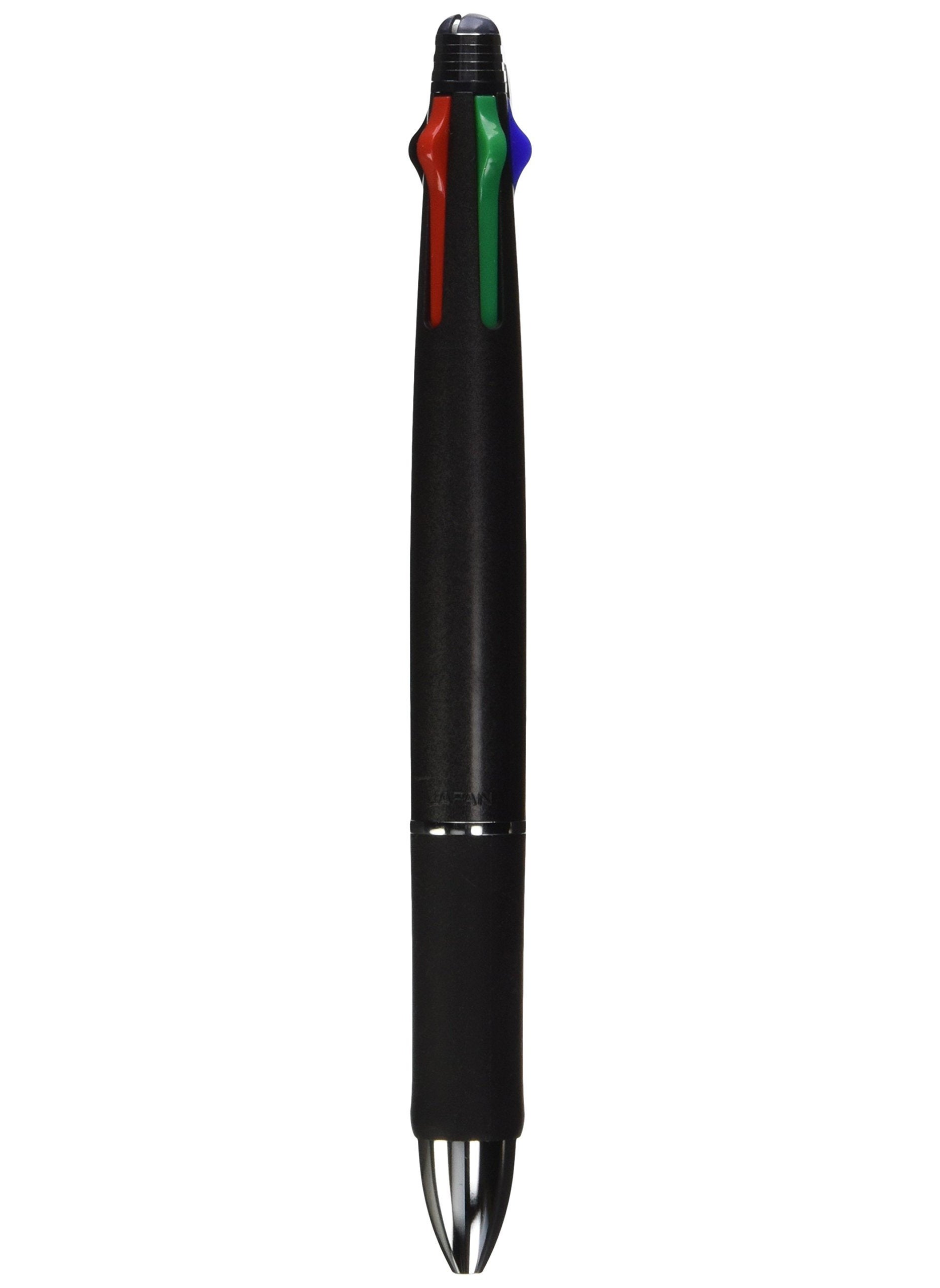 ZEBRA Zebra Clip-On 1000, 4 Color 0.7 mm Ballpoint Multi Pen 0.5 mm Pencil, Black Body (B4SA2-BK)  - Image 2