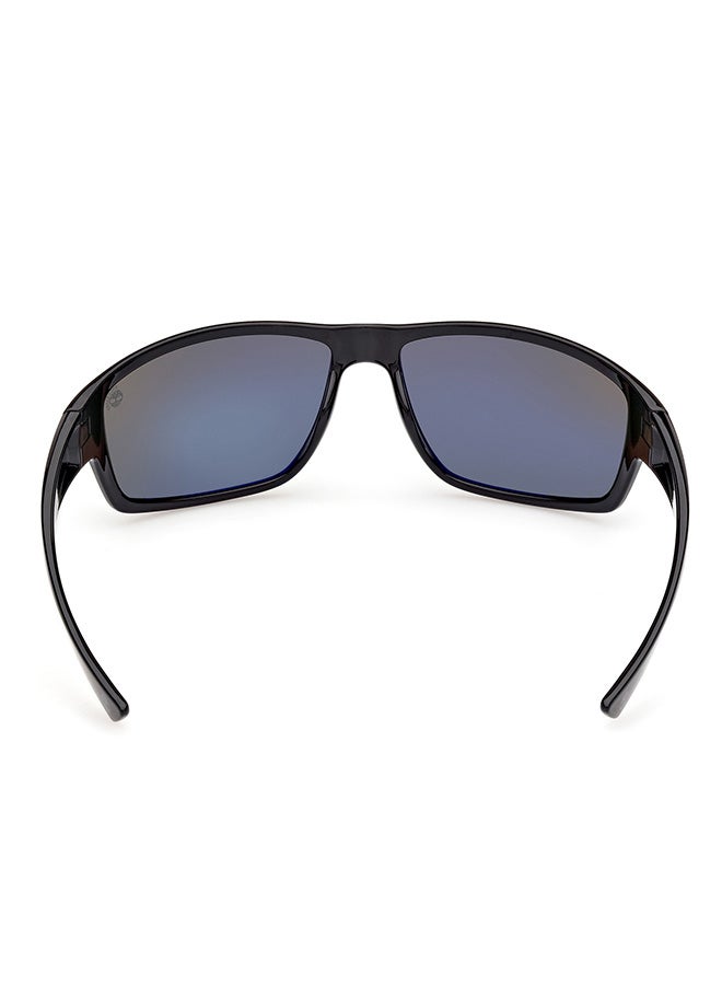 Timberland Men's Polarized Rectangular Sunglasses - TB0000301R65 - Lens Size: 65 Mm - Image 4