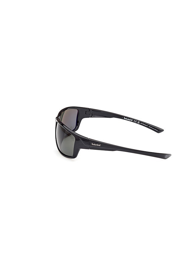 Timberland Men's Polarized Rectangular Sunglasses - TB0000301R65 - Lens Size: 65 Mm - Image 2