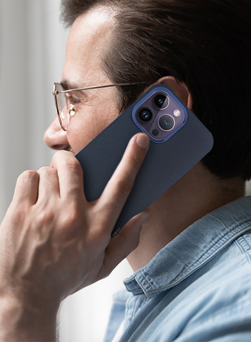 CATANES غطاء هاتف آيفون 14 برو ماكس من الجلد النباتي، تصميم نحيف، حواف مرتفعة لحماية الكاميرا والشاشة - Image 4