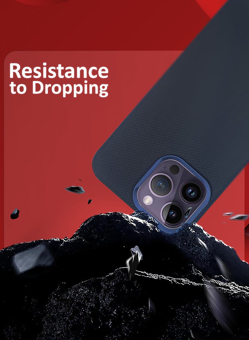 CATANES غطاء هاتف آيفون 14 برو ماكس من الجلد النباتي، تصميم نحيف، حواف مرتفعة لحماية الكاميرا والشاشة - Image 5