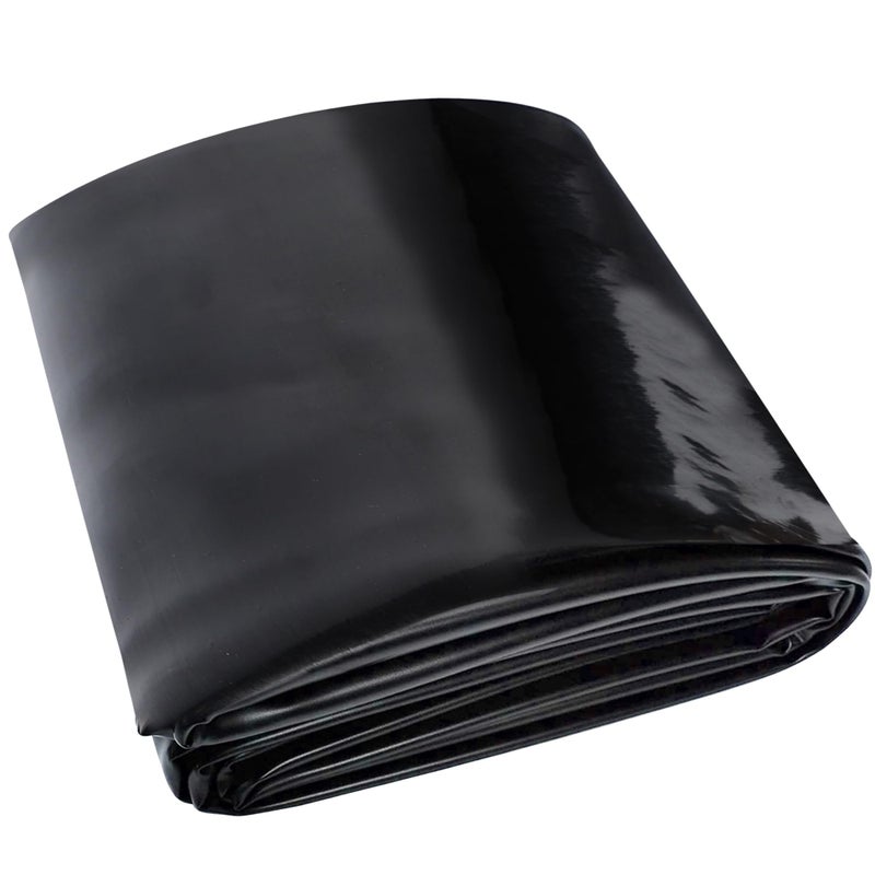 Adroiteet 14 x 14 FT Pond Liner, 20 Mil Fish Pond HDPE Liner, Pond Liners for Outdoor Ponds, Koi Ponds, Garden Fountain, Waterfall - Image 1
