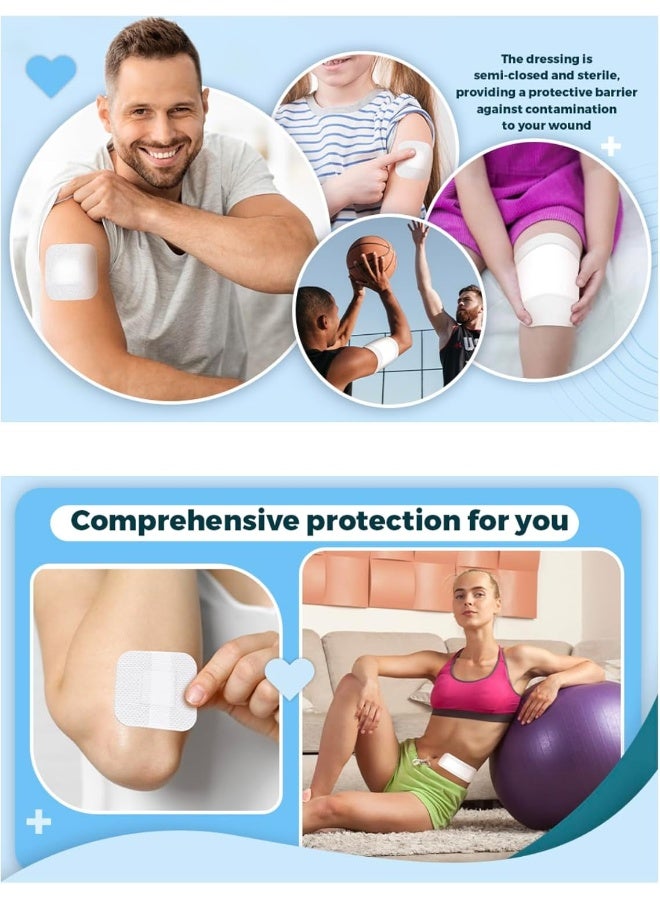 NOVAMED Waterproof Transparent Bandage 6 X 7 Cm 100 Piece Per Box - Image 4