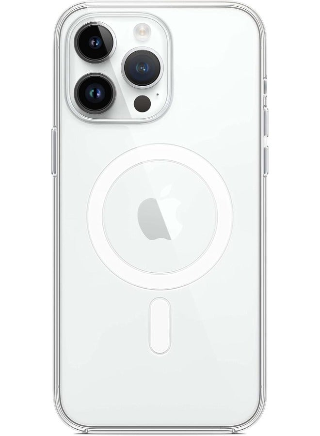 iPhone 14 Pro Max, Magnetic ClearCase Compatible With MagSafe Case High Quality Silicone - Image 2