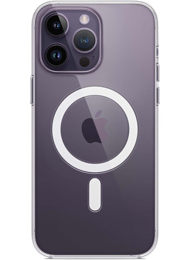 iPhone 14 Pro Max, Magnetic ClearCase Compatible With MagSafe Case High Quality Silicone - Image 1