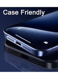 Generic Metal Dust Proof Mesh Sticker for iPhone 15 Models Built-in Protective Speaker and Charging Port Upgraded Adhesive Anti Dust Sticker for Iphone 15/15 Plus/15 Pro/15 Pro Max Blue  - Image 3