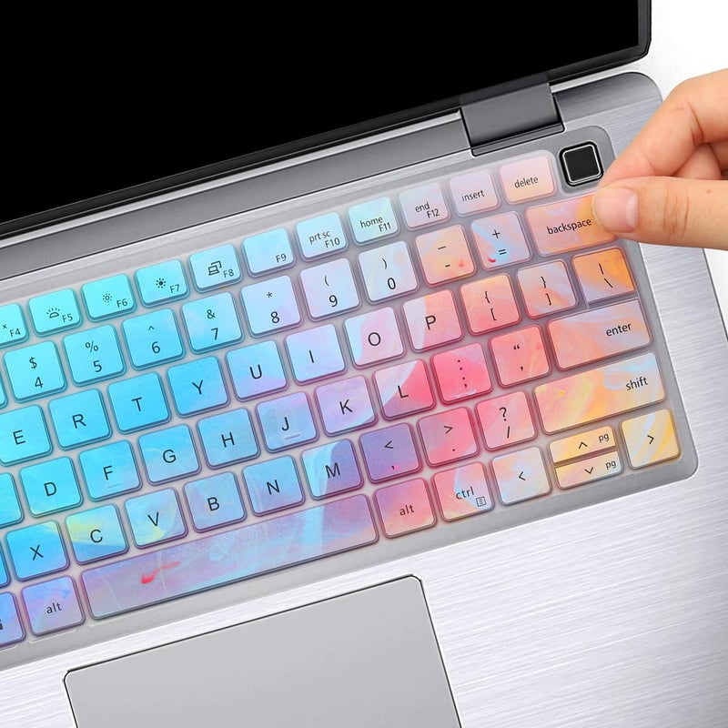 MUBUY-GOL Colorful Keyboard Cover Skin for Dell Latitude 14" 7450 7440 7430 7420 7410, Dell Latitude 3450 3440 5450 5440 5431 5430 5420, Latitude 9420 9430, Latitude 16 7650 7640, Latitude 15.6 7520 9510 9520 - Image 5