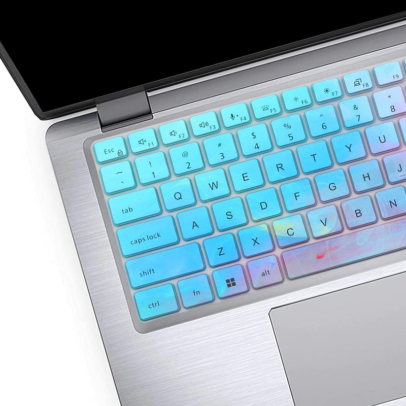 MUBUY-GOL Colorful Keyboard Cover Skin for Dell Latitude 14" 7450 7440 7430 7420 7410, Dell Latitude 3450 3440 5450 5440 5431 5430 5420, Latitude 9420 9430, Latitude 16 7650 7640, Latitude 15.6 7520 9510 9520 - Image 3