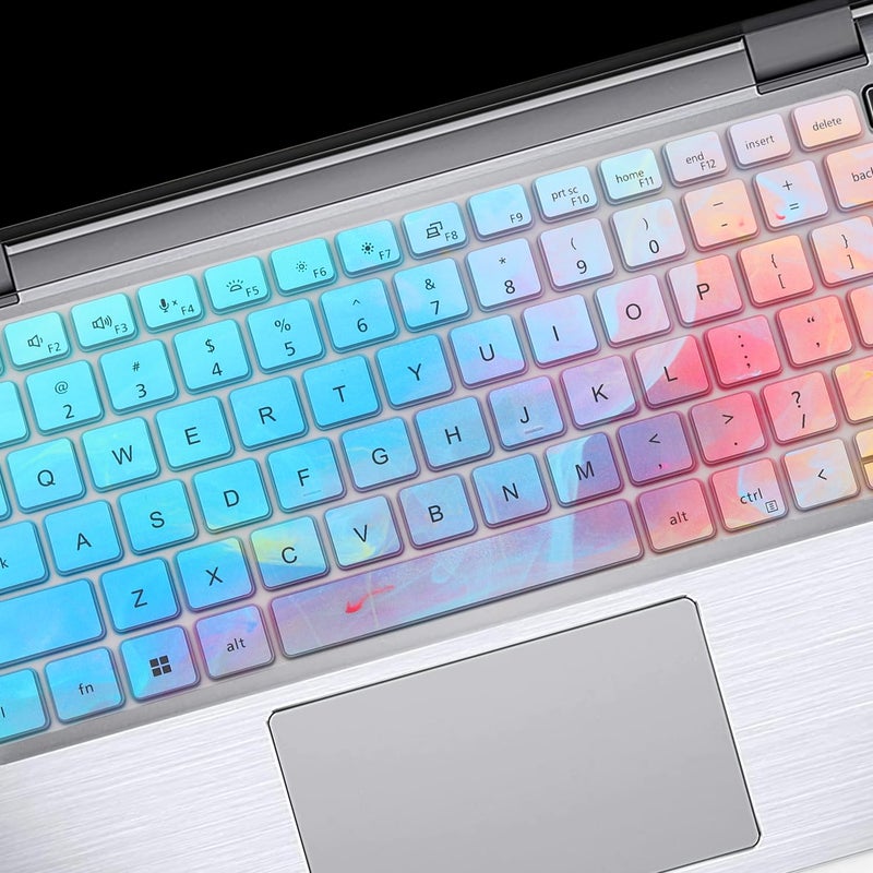 MUBUY-GOL Colorful Keyboard Cover Skin for Dell Latitude 14" 7450 7440 7430 7420 7410, Dell Latitude 3450 3440 5450 5440 5431 5430 5420, Latitude 9420 9430, Latitude 16 7650 7640, Latitude 15.6 7520 9510 9520 - Image 4