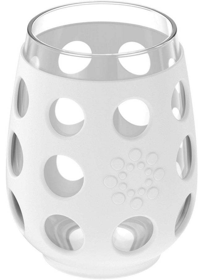 lifefactory Wine Glass With Protective Silicone Sleeve 4 Count (Pack Of 1) Optic White  - Image 3