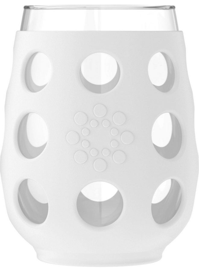 lifefactory Wine Glass With Protective Silicone Sleeve 4 Count (Pack Of 1) Optic White  - Image 2