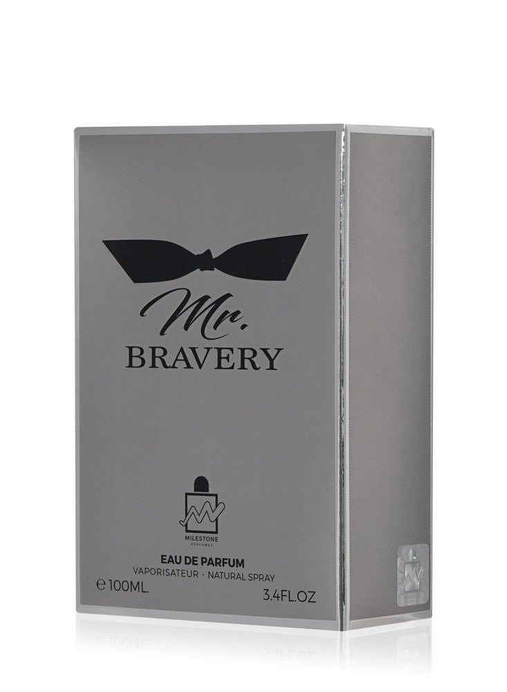 Milestone Mr.Bravery Eau De Parfum For Men - 100 ML - Image 2