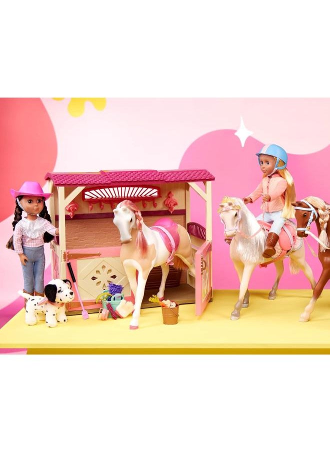 Glitter Girls Poseable 14" Equestrian Doll & Horse – Brown Eyes & Brown Hair 12.7 x 7.6 x 35.6 cm  - Image 5