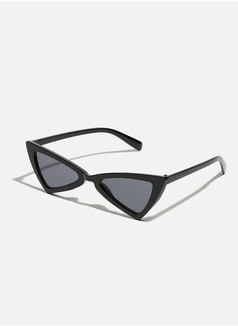 Haute Sauce Black Frame Retro Sunglass