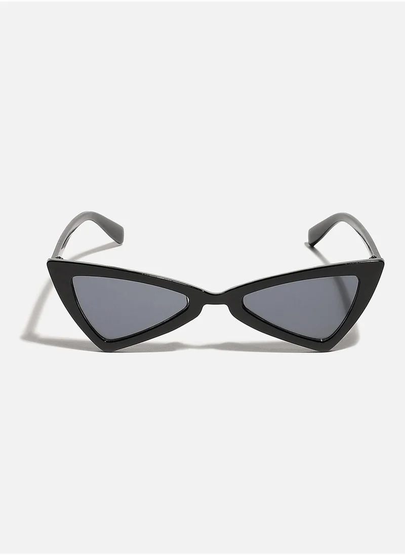 Haute Sauce Black Frame Retro Sunglass