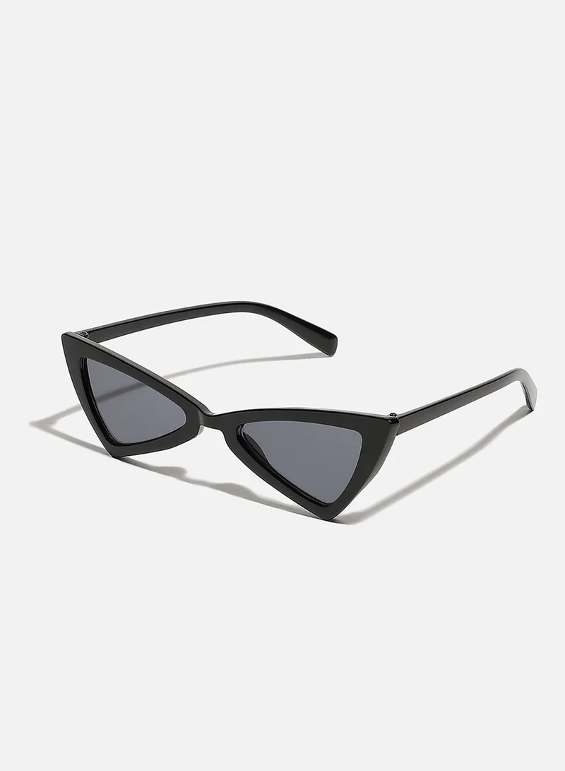 Haute Sauce Black Frame Retro Sunglass