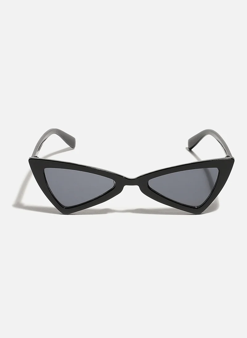 Haute Sauce Black Frame Retro Sunglass