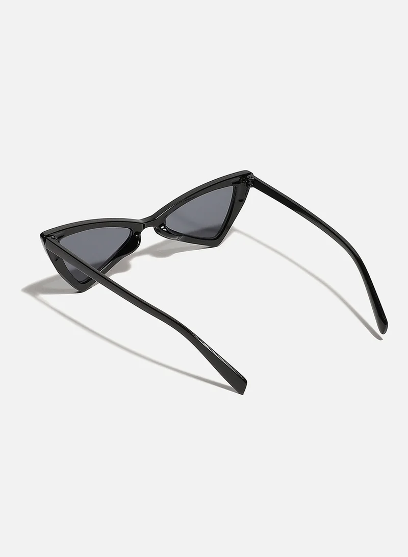 Haute Sauce Black Frame Retro Sunglass
