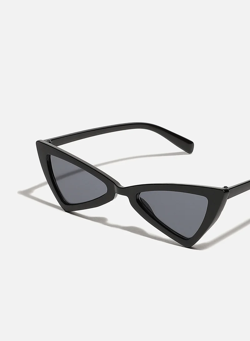 Haute Sauce Black Frame Retro Sunglass