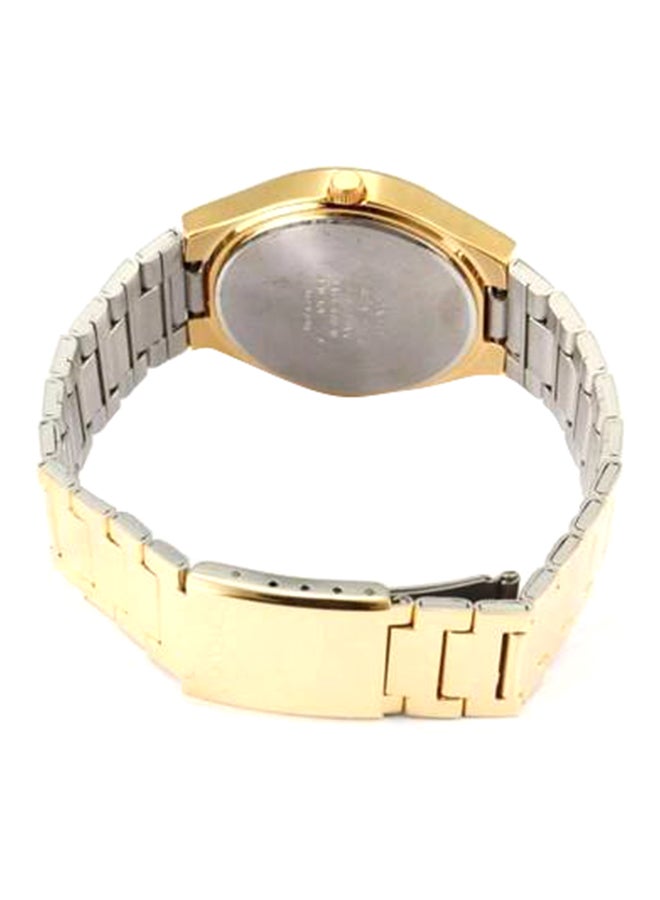 كاسيو ساعة يد بعقارب مقاومة للماء بسوار من الإستانلس ستيل طراز MTP-1170N-7ARDF - 36 مم - ذهبي رجال - Image 2