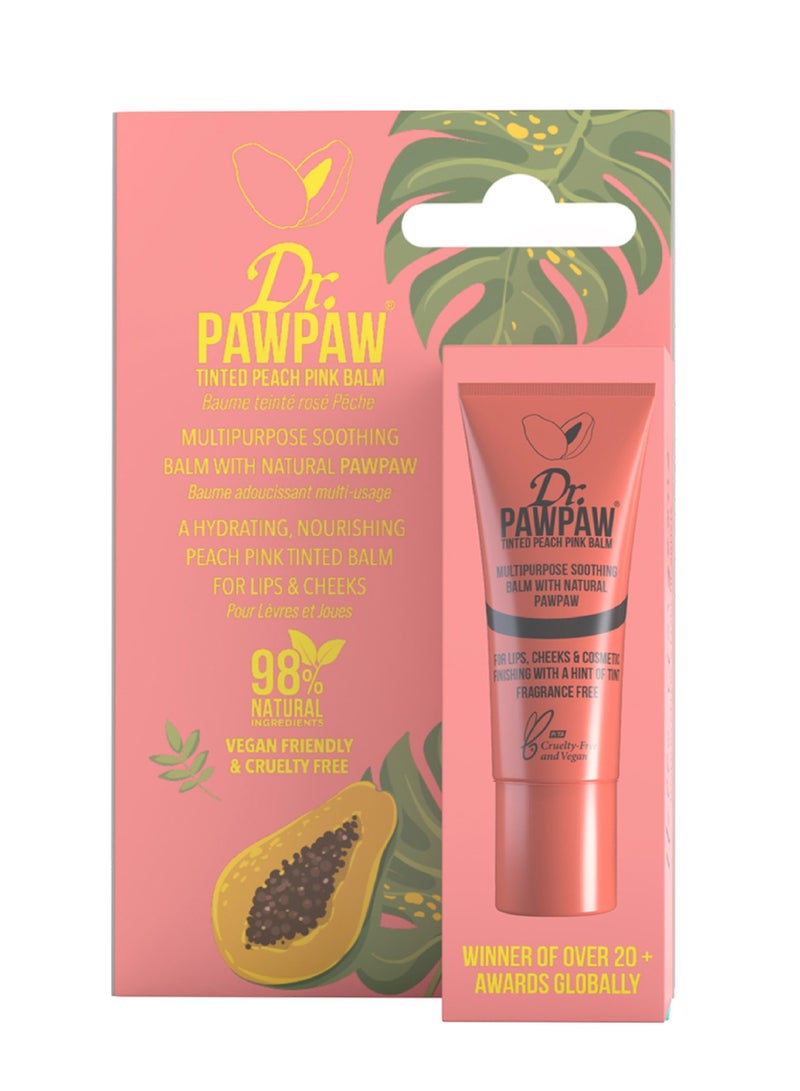 DR.PAWPAW TINTED PEACH PINK LIP BALM 10ML