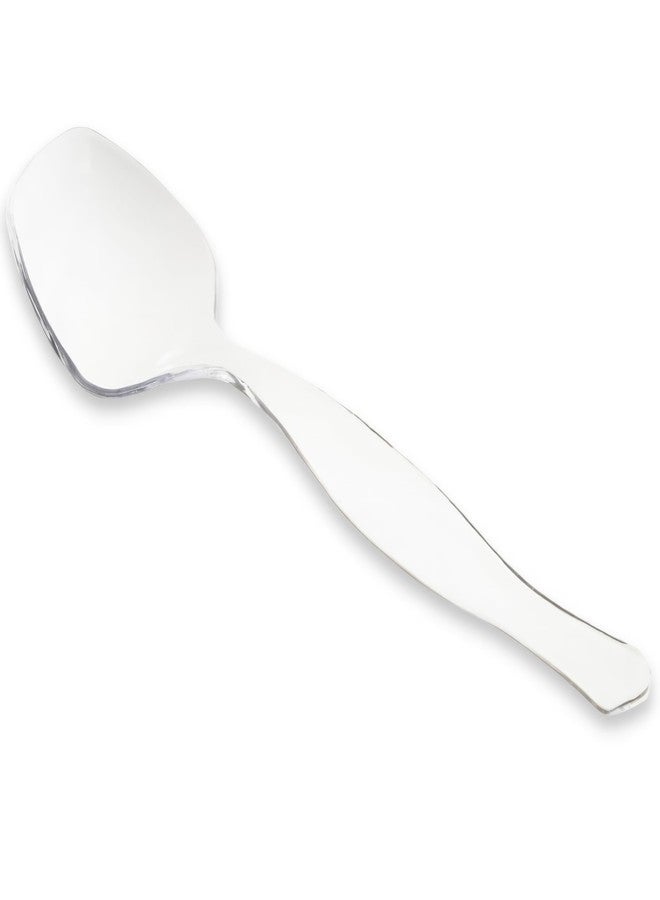 Blue Sky Plastic Serving Spoon | Clear | 1 Pc. - Image 1