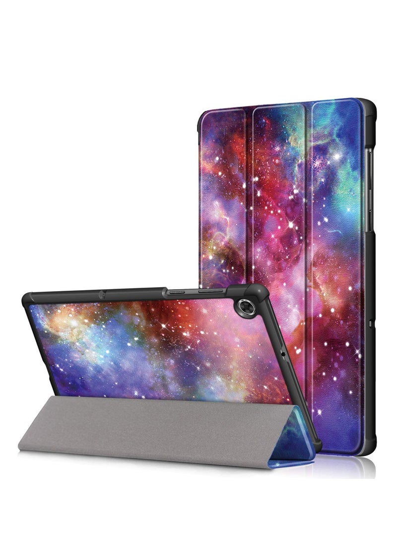 Case for Lenovo Tab M10 HD (2nd Gen) TB-X306X/TB-X306F - PU Leather Smart Shell Stand Cover Case for Lenovo Tab M10 HD (2nd Gen) 10.1 Inch 2020 Tablet(Milky Way) - Image 1