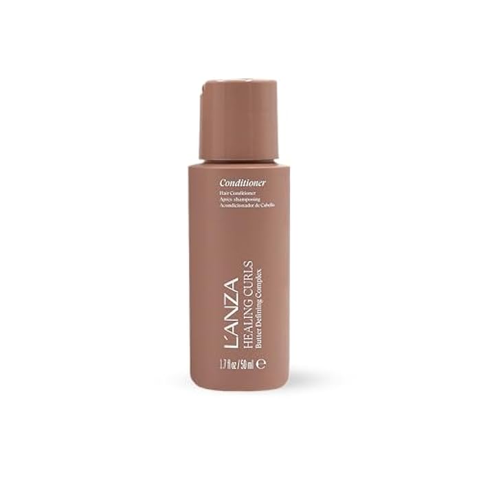 L'ANZA Healing Curls Butter Conditioner - Curly Hair Product for Moisturizing and Detangling Velvety Curls with Anti-Humidity Moisturizers, with Sulphate Free, Paraben Free Formula (1.7 Fl Oz) - Image 1