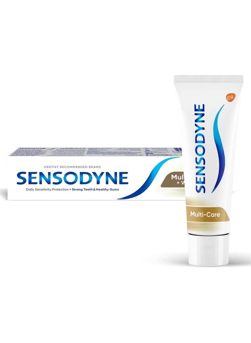 Sensodyne Sensodyne Multi-Care and Whitening Toothpaste, 100 ml  - Image 1