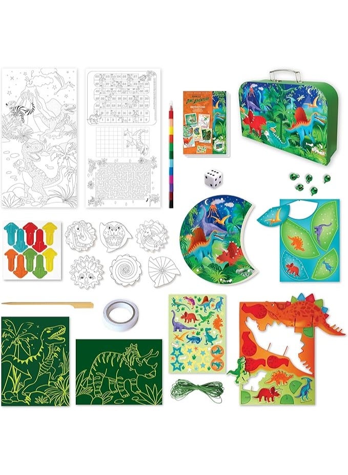 Box Candiy Dino Adventure - Travel Suitcase Multi Craft And Activity Set BCS2106 - Image 5