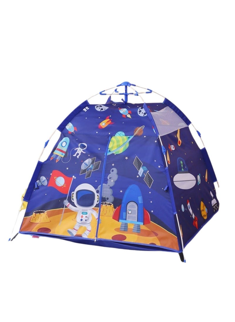 Home Smart Home Smart Kids Tents for Kids Playing and Sleeping Birthday Party Decoration Play House Tent  For Boys And Girls Indoor and Outdoor Tent (Space Tent)  - Image 1
