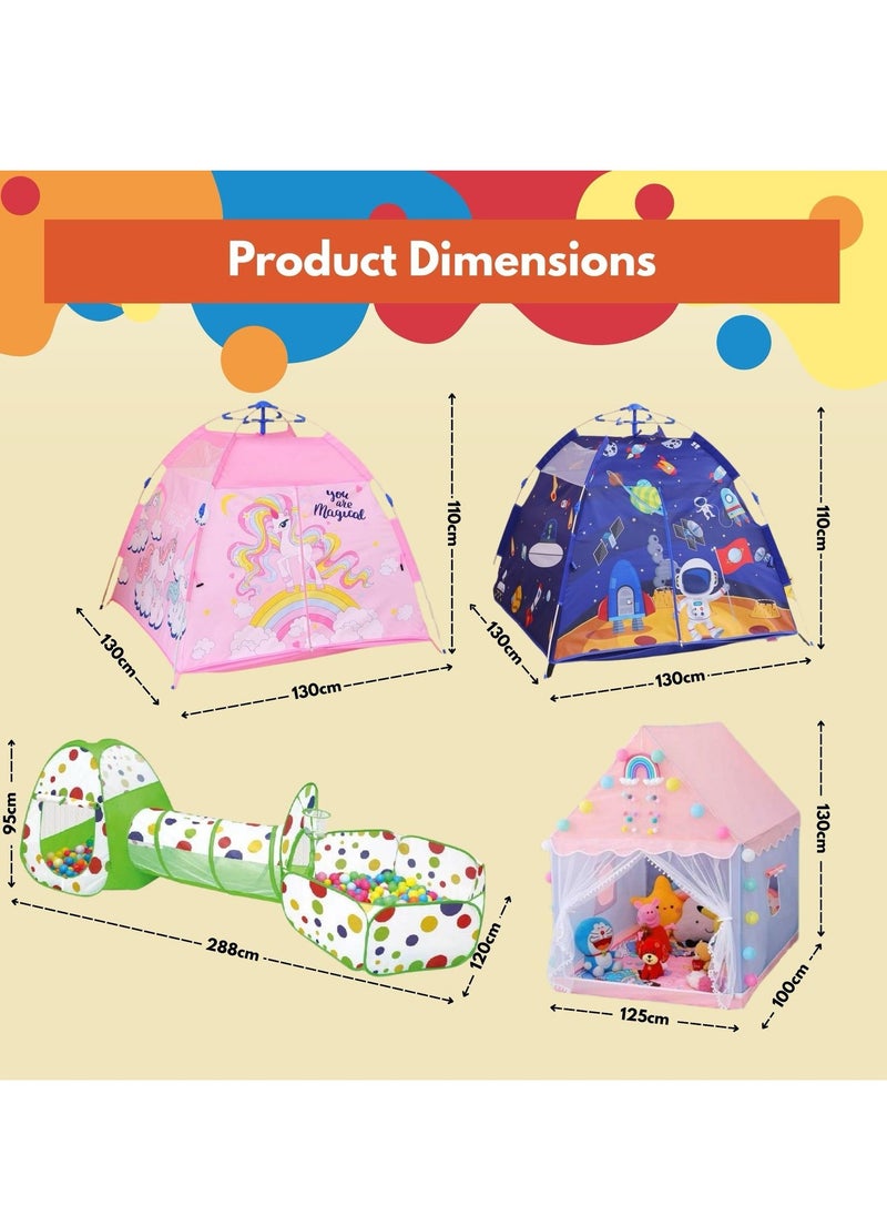 Home Smart Home Smart Kids Tents for Kids Playing and Sleeping Birthday Party Decoration Play House Tent  For Boys And Girls Indoor and Outdoor Tent (Space Tent)  - Image 2