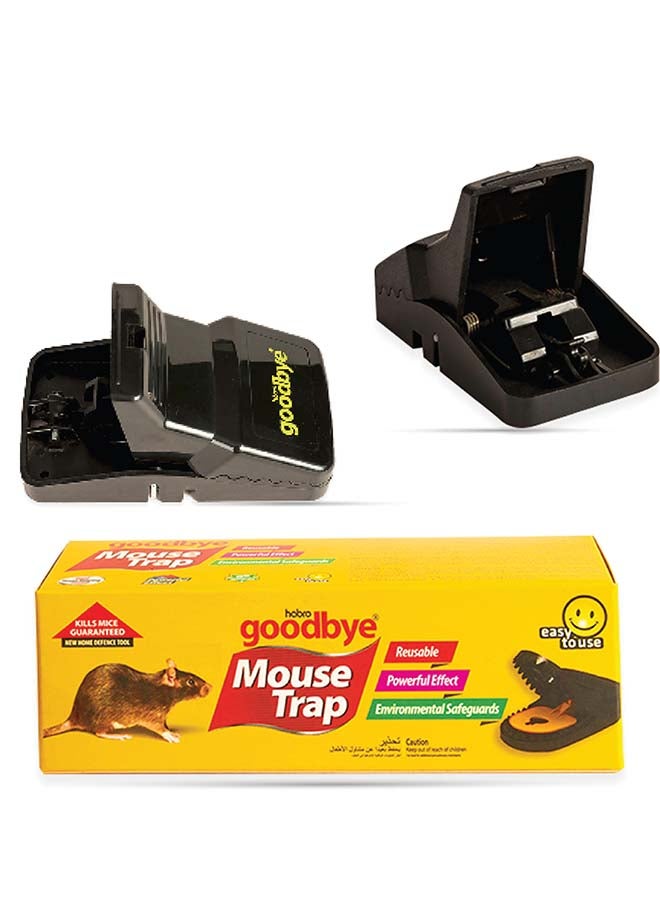 Goodbye MOUSE TRAP SMALL (ABS) - Pack of 2 Humane and Effective Rodent Control Devices - Image 1