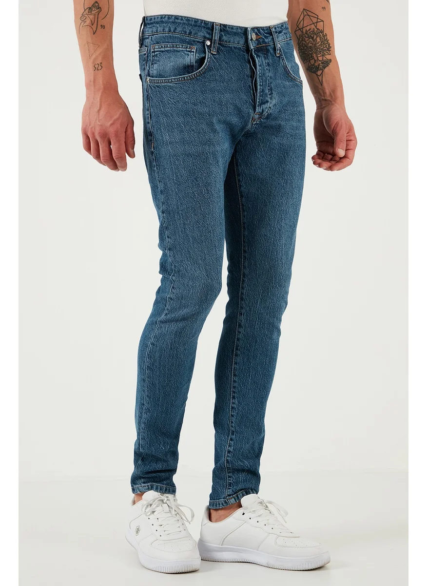 Buratti Stretch Cotton Slim Fit Normal Waist Skinny Leg Jeans Men's Jeans 1115S60NAPOLI
