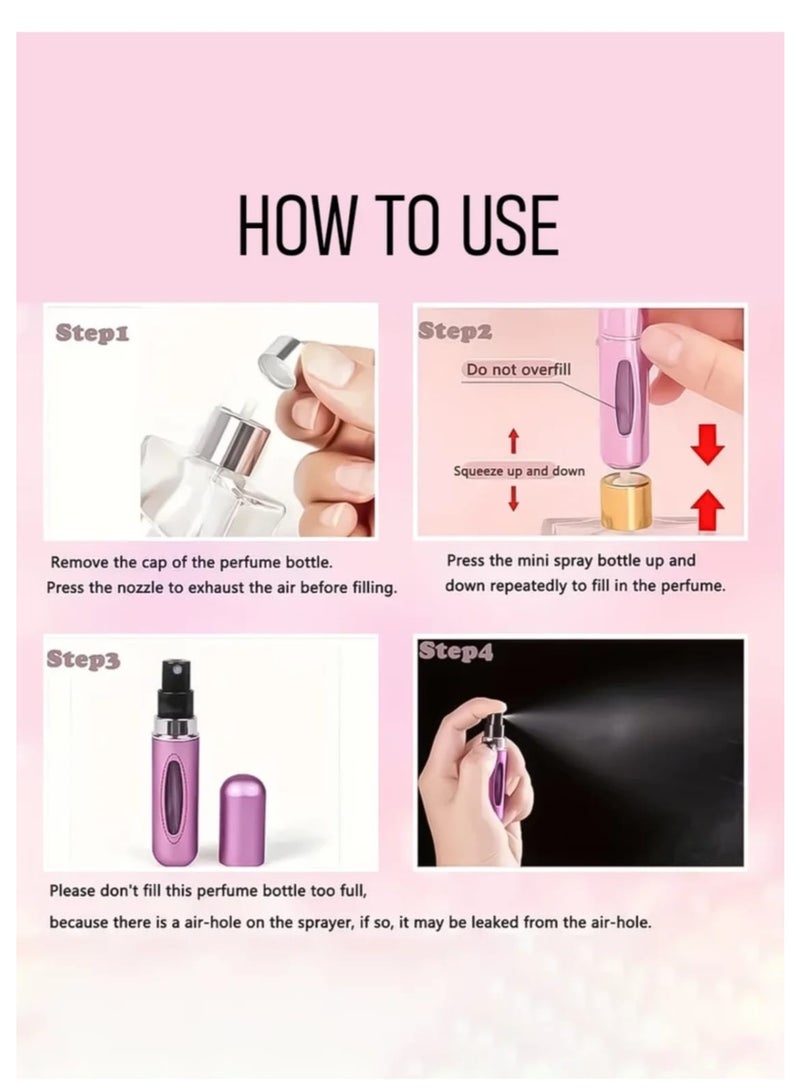 5ml Mini Spray Bottle | Leak-Proof & TSA-Approved Travel Fragrance Container - Image 4