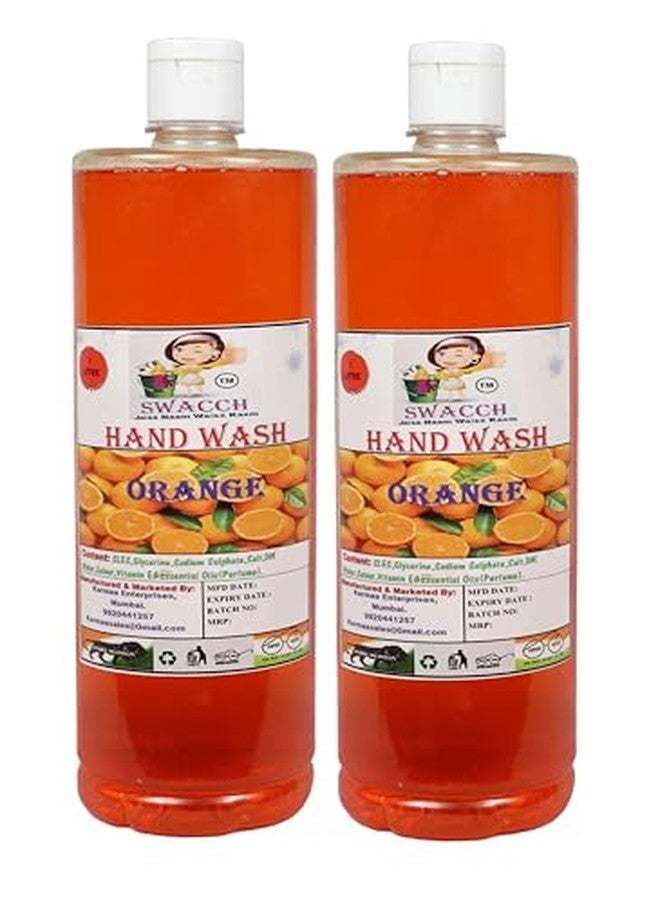 swacch Hand Wash 1 Litre Pack of 2 Orange - Image 2