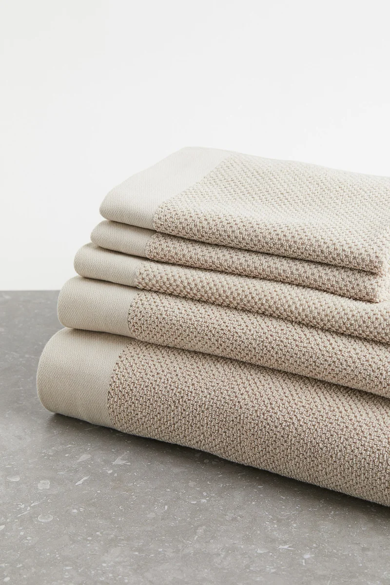 H&M 2-pack cotton terry guest towels