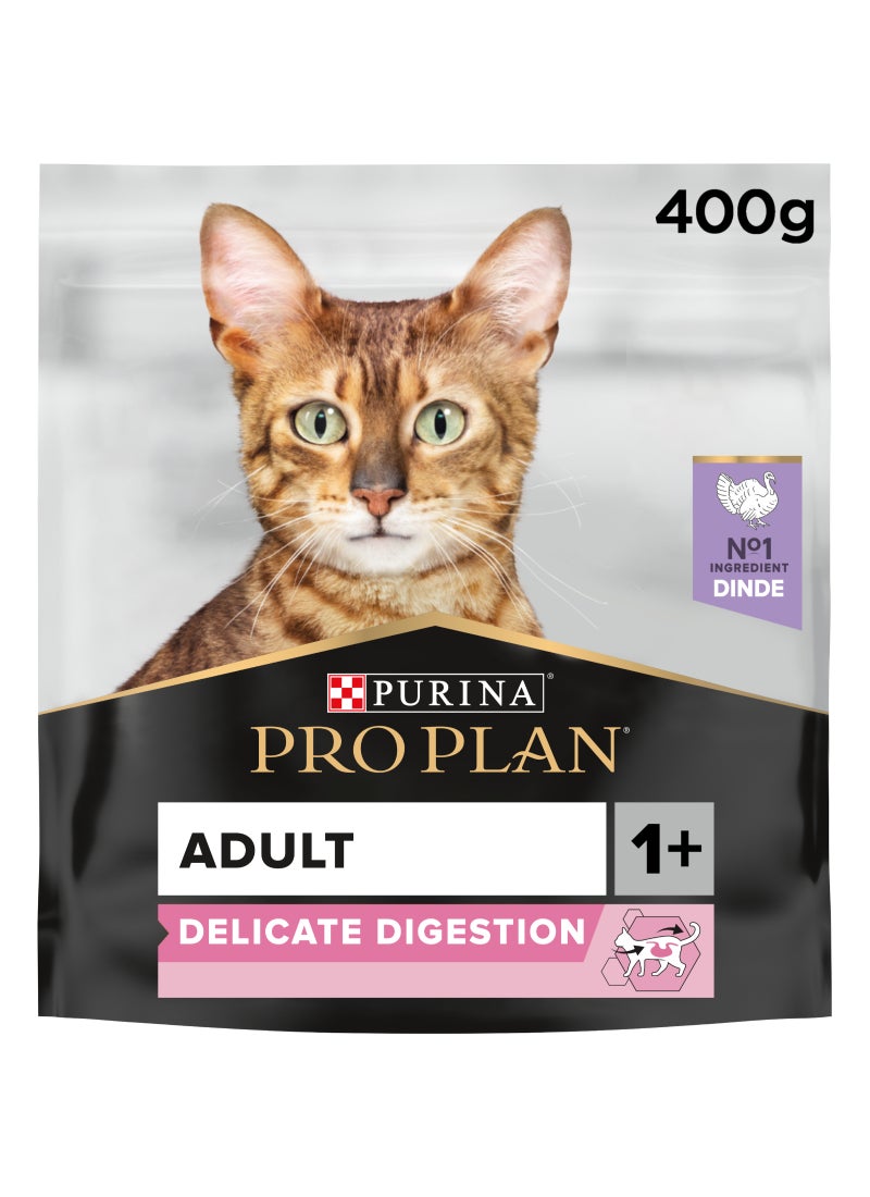 Purina Pro Plan طعام جاف للقطط البالغة سهل الهضم مع الديك الرومي - Image 1
