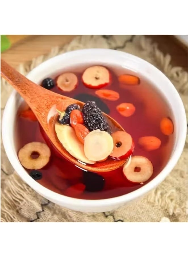 Wins Town Ginseng Five Treasure Tea – Herbal Blend with Red Dates, Goji Berries, Mulberries, Astragalus & Ginseng – 5g × 20 Bags × 2 Packs - Image 2