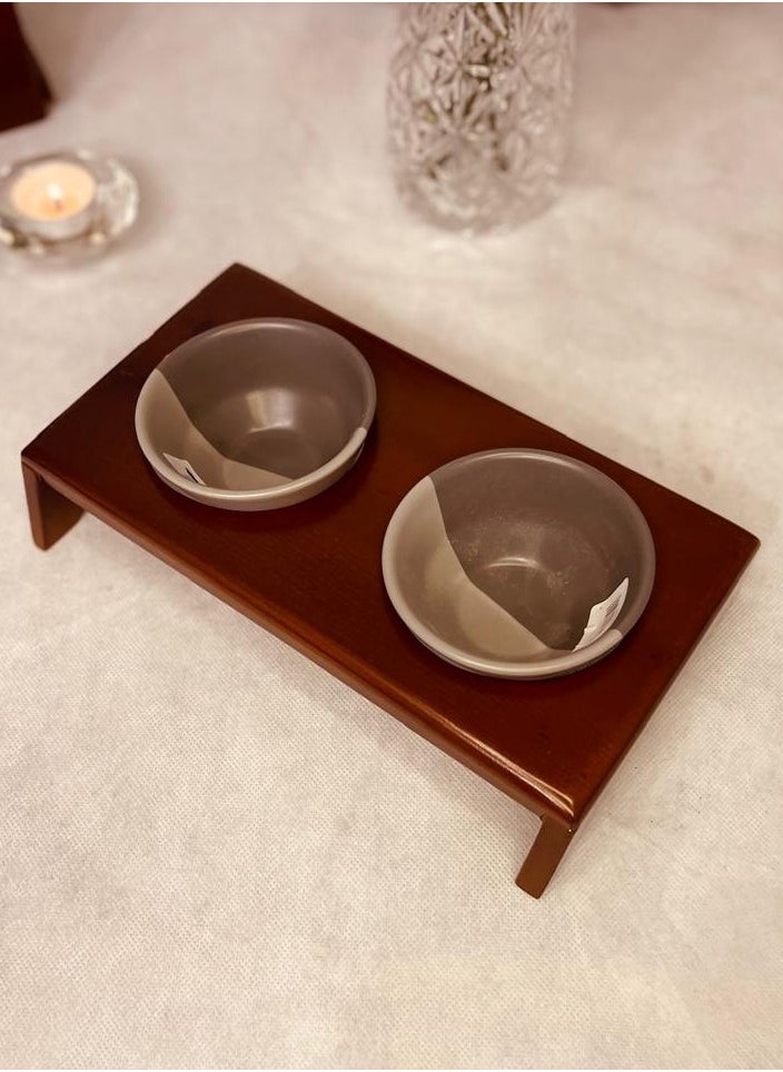 the wood co Wooden dish holder  - Image 1