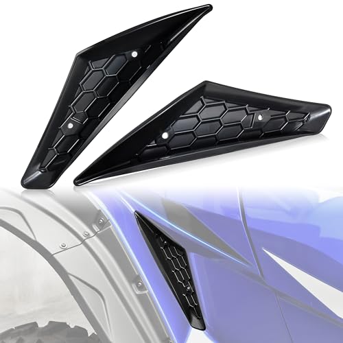 SAUTVS Rear Wheel Well Block Offs for Yamaha YXZ 1000R Black Splash Fender Guard Rear Mudguard Frame Guard Trim Panel for Yamaha YXZ 1000RSESSSS SESS XTR 20192025 Accessories 2PCS